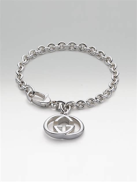 gucci bangle bracelet|gucci sterling silver charm bracelet.